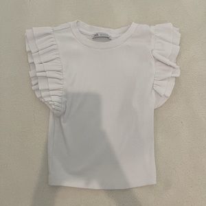 Zara ruffle top